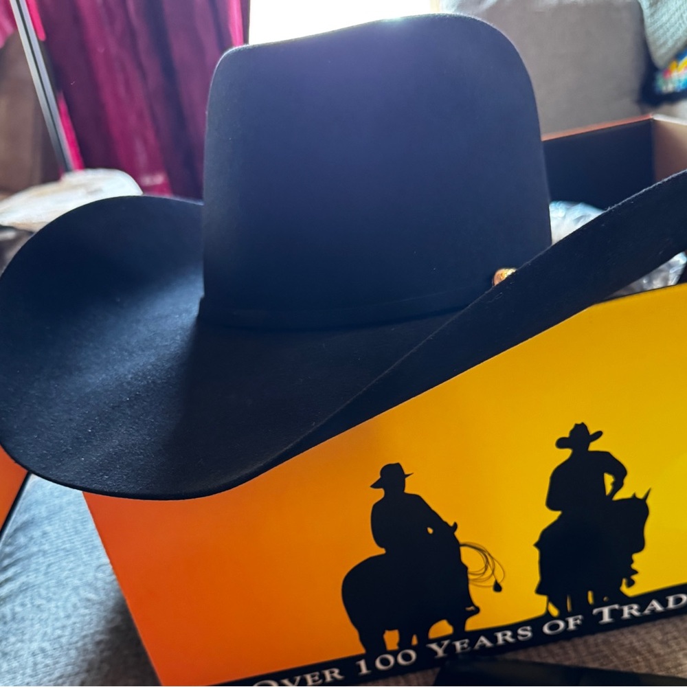 Elegant Black Western Hat